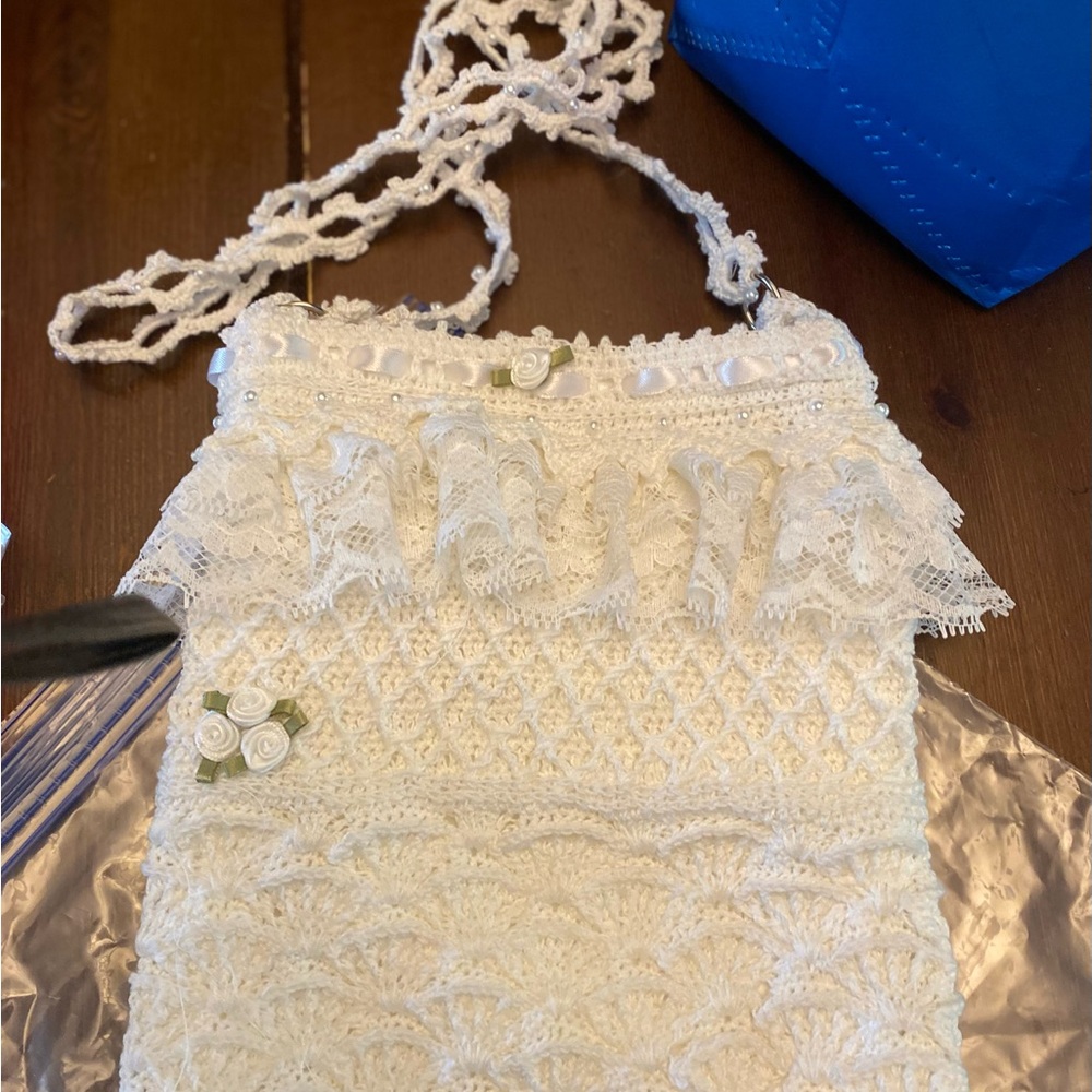 Vintage wedding purse